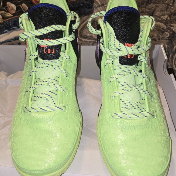 Nike Kids Shoes in Neon Green and Black main image 4